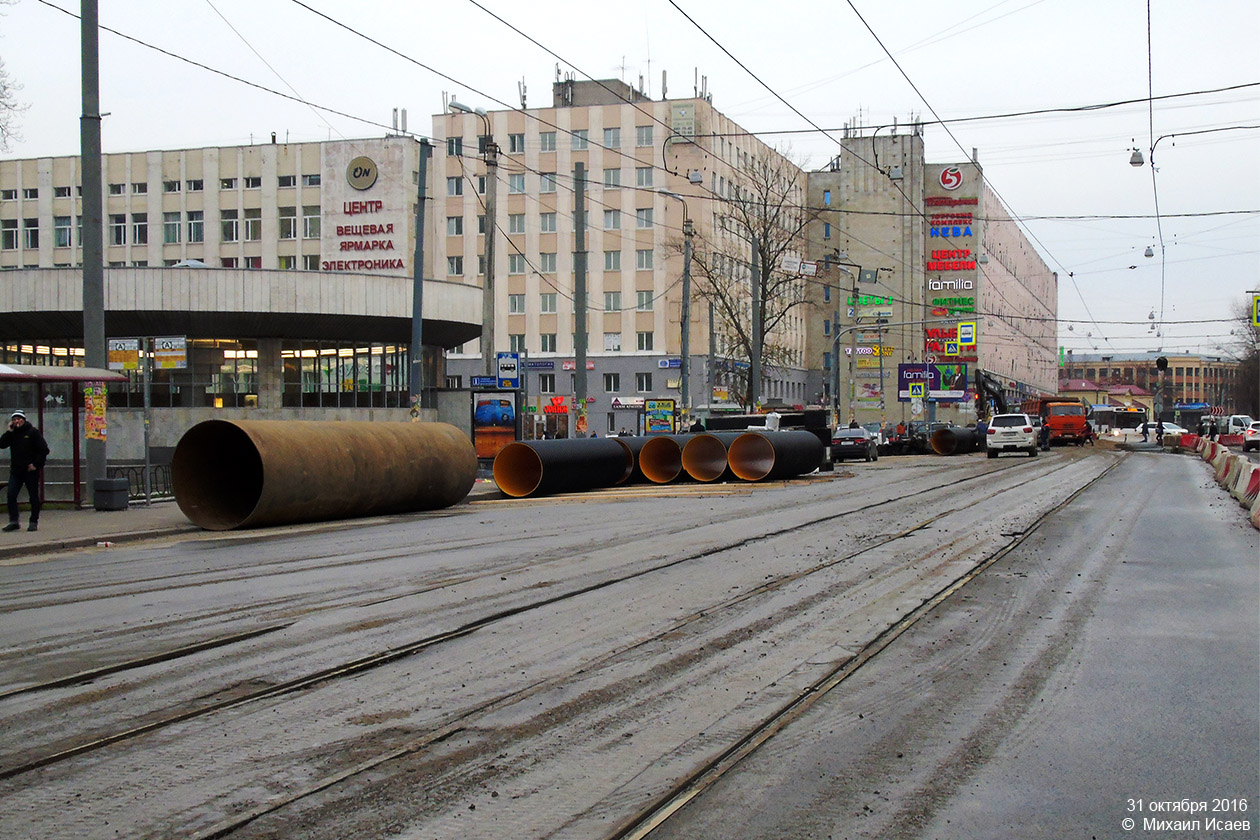 Санкт-Петербург — Ремонты; Санкт-Петербург — Трамвайные линии и инфраструктура