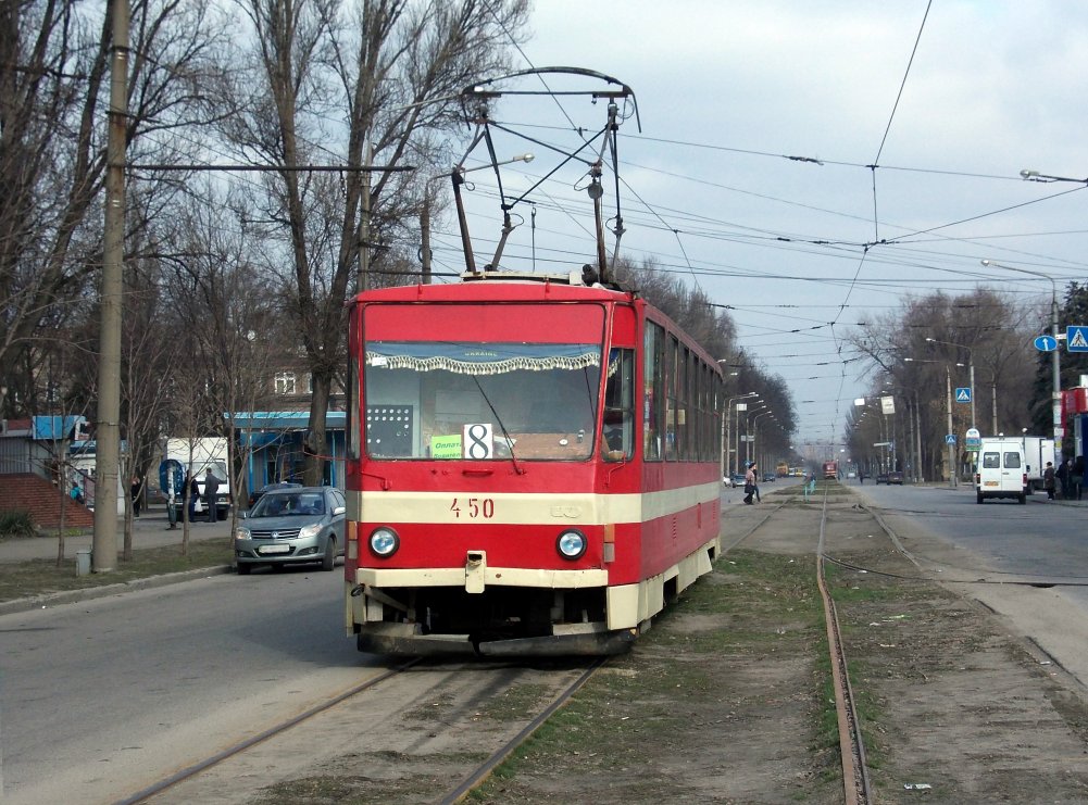 Запорожье, Tatra T6B5SU № 450