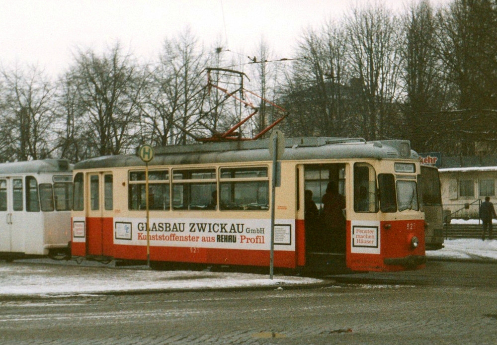 Цвиккау, Gotha T2D (Tatra) № 925; Цвиккау — Старые фотографии