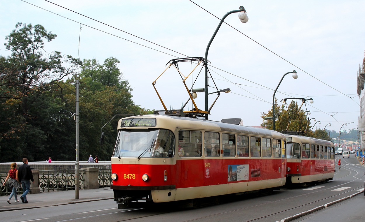 Прага, Tatra T3R.P № 8478