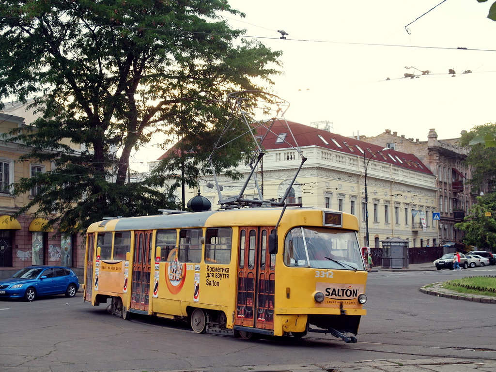 Одесса, Tatra T3R.P № 3312