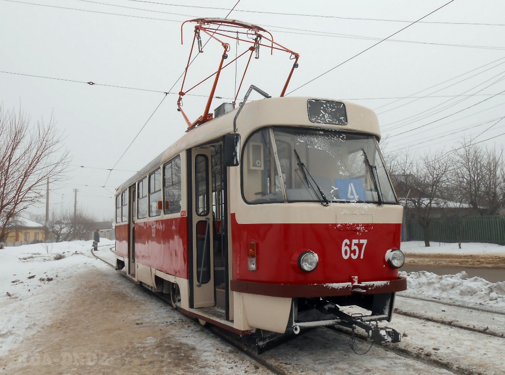 Каменское, Tatra T3SUCS № 657