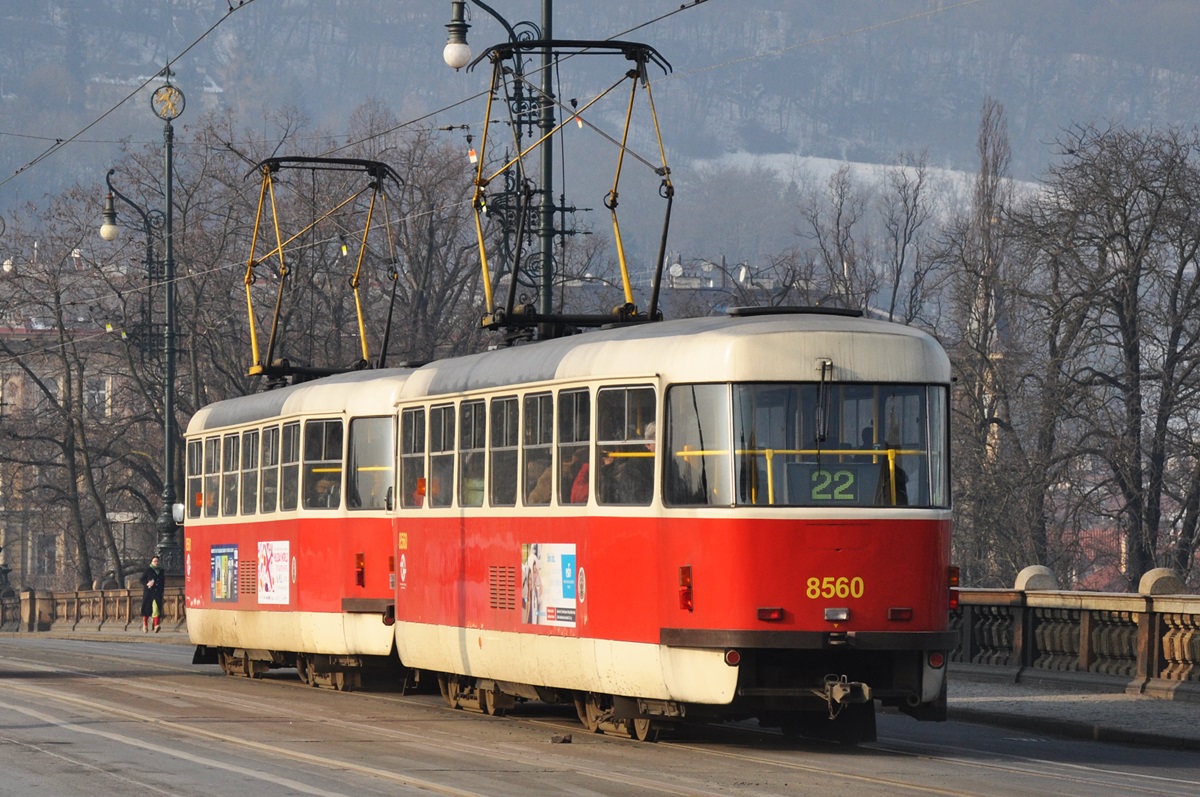 Прага, Tatra T3R.P № 8560