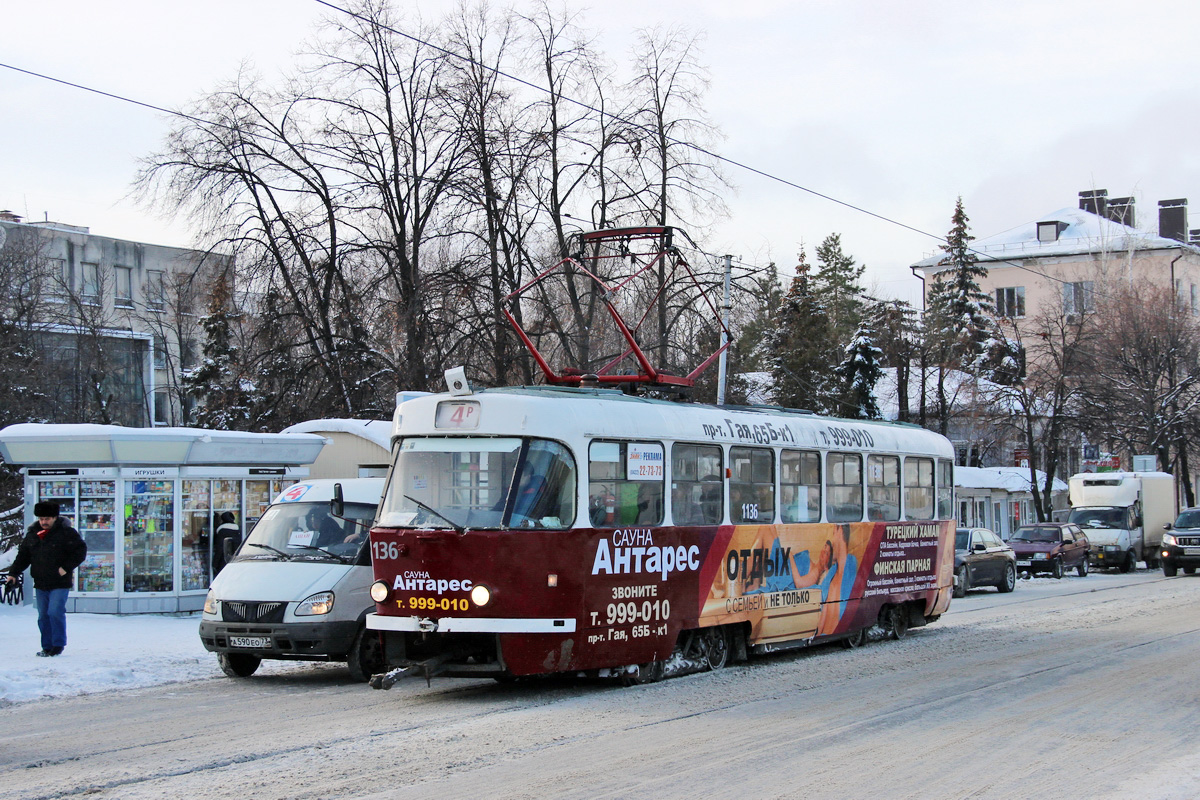 Ульяновск, Tatra T3SU № 1136