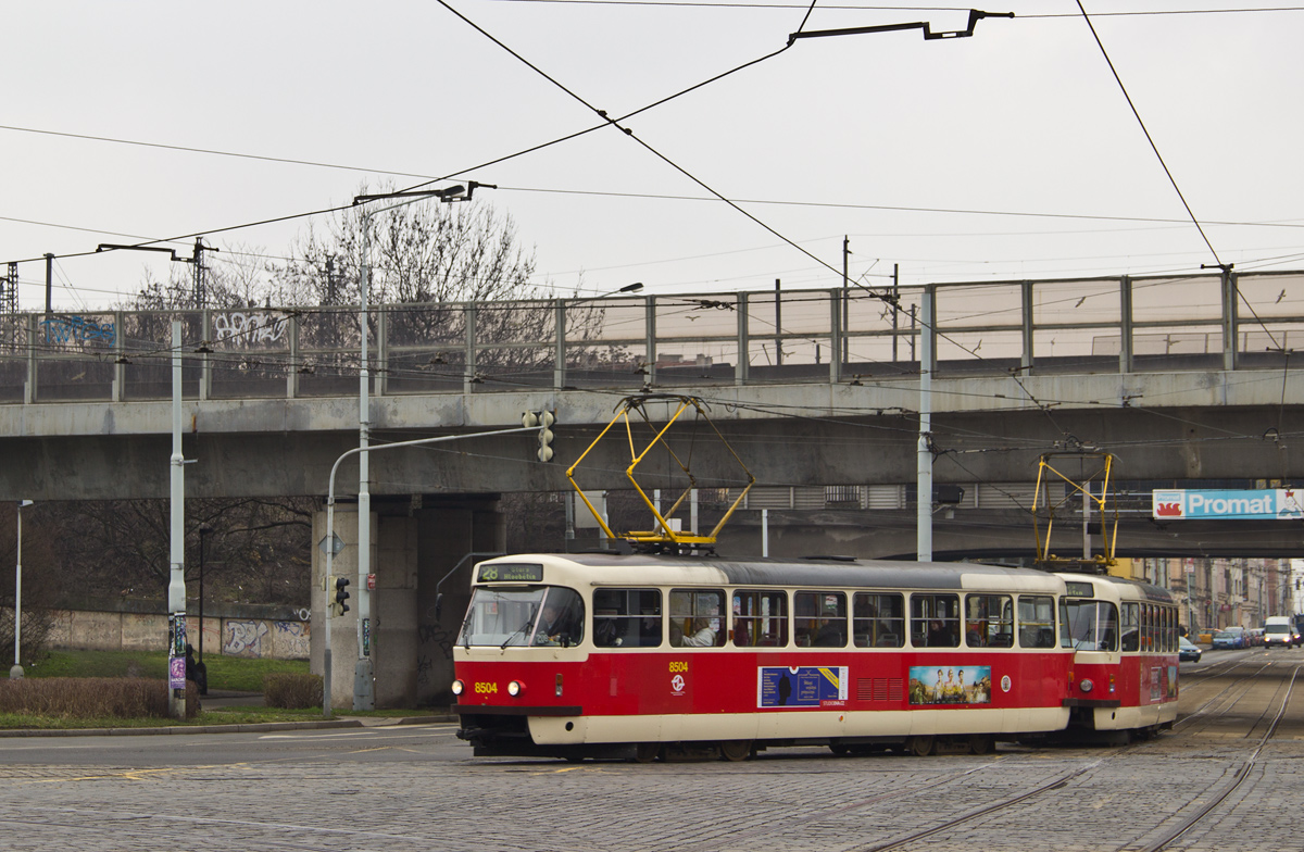 Прага, Tatra T3R.P № 8504