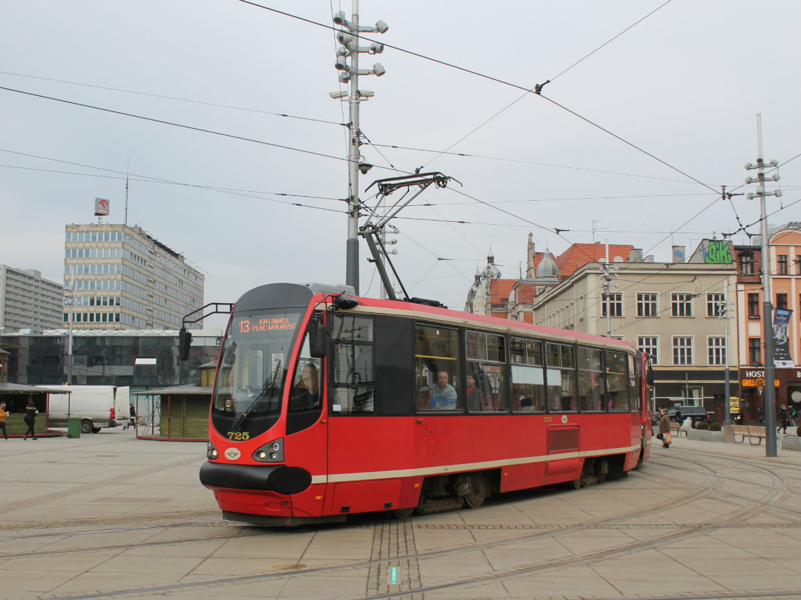Силезские трамваи, Konstal 105N-HF11AC № 725