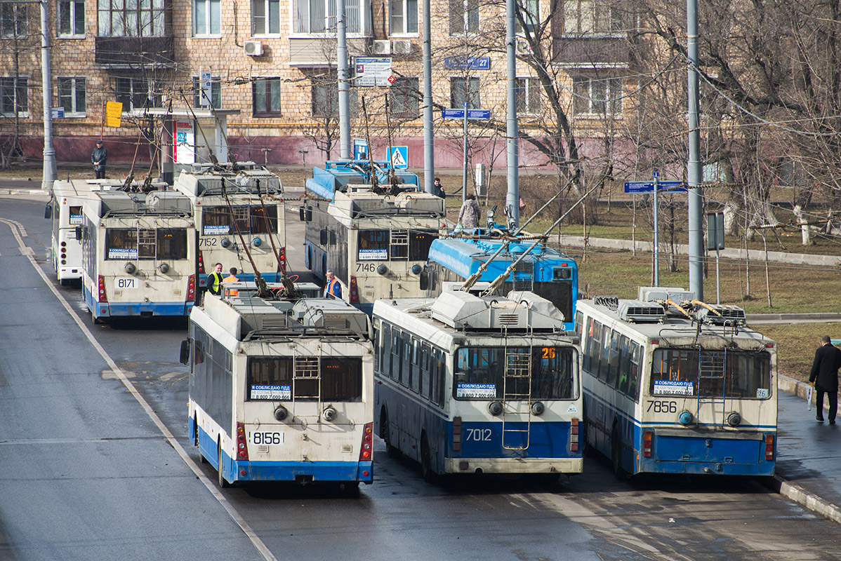 Москва, Тролза-5265.00 «Мегаполис» № 8156 Москва, Тролза-5265.00 «Мегаполис» № 8156
