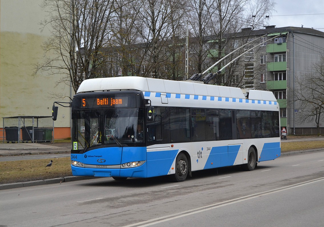 Таллин, Solaris Trollino III 12 AC № 344