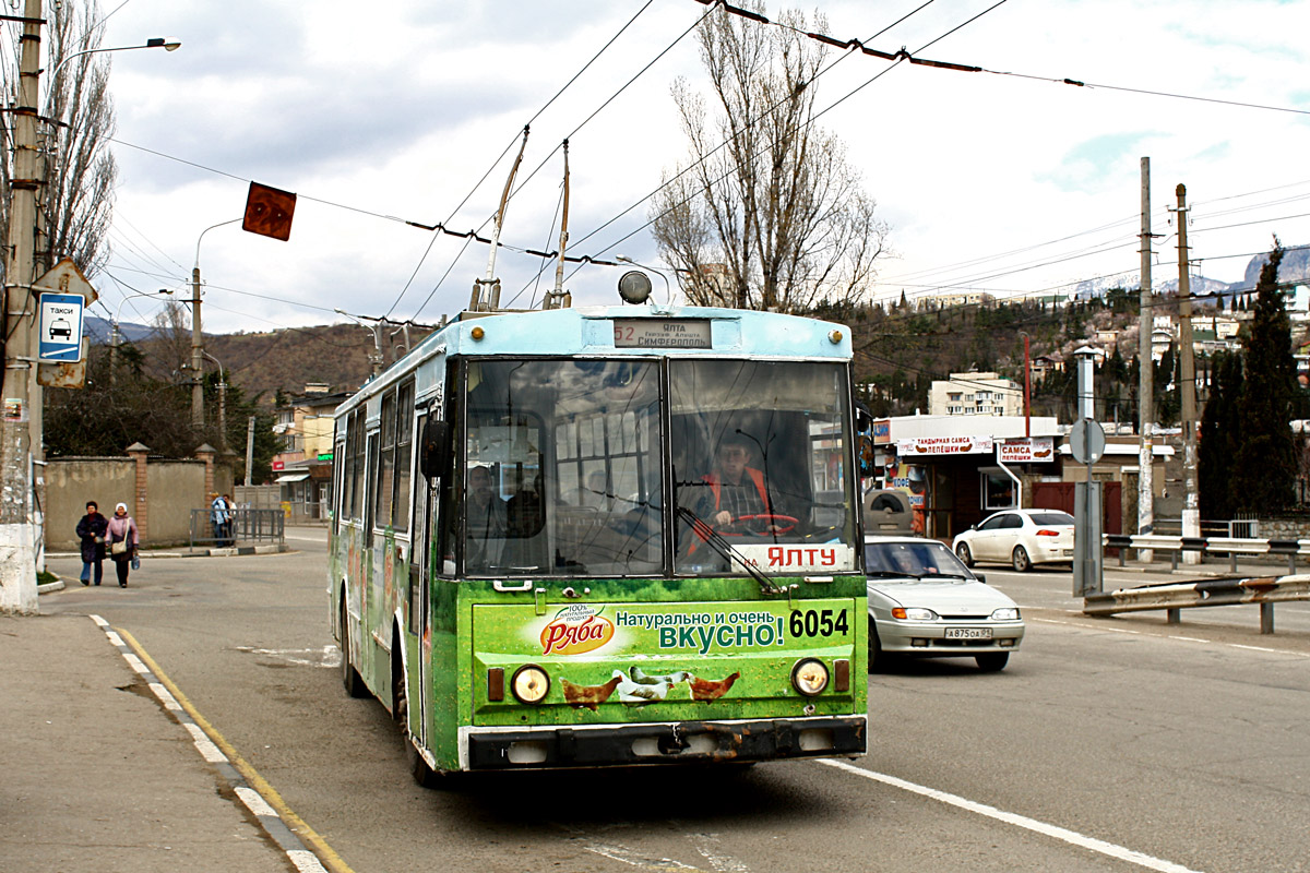 Крымский троллейбус, Škoda 14Tr02/6 № 6054