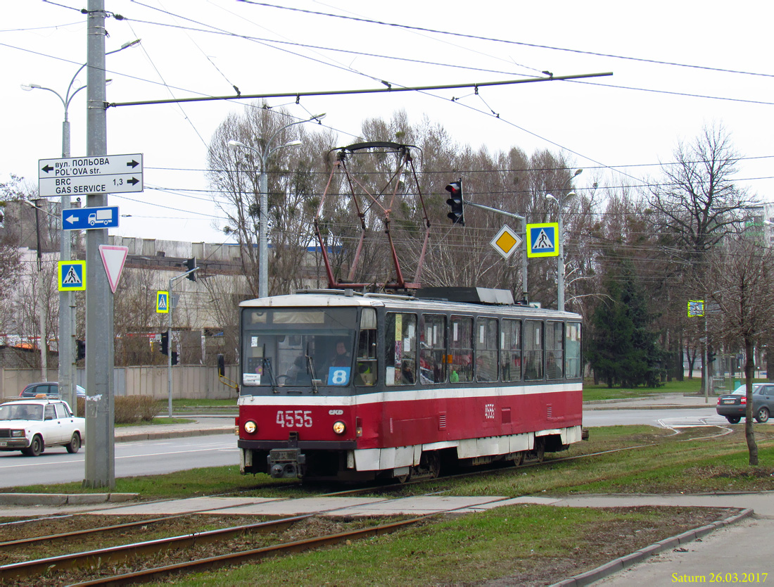 Харьков, Tatra T6B5SU № 4555