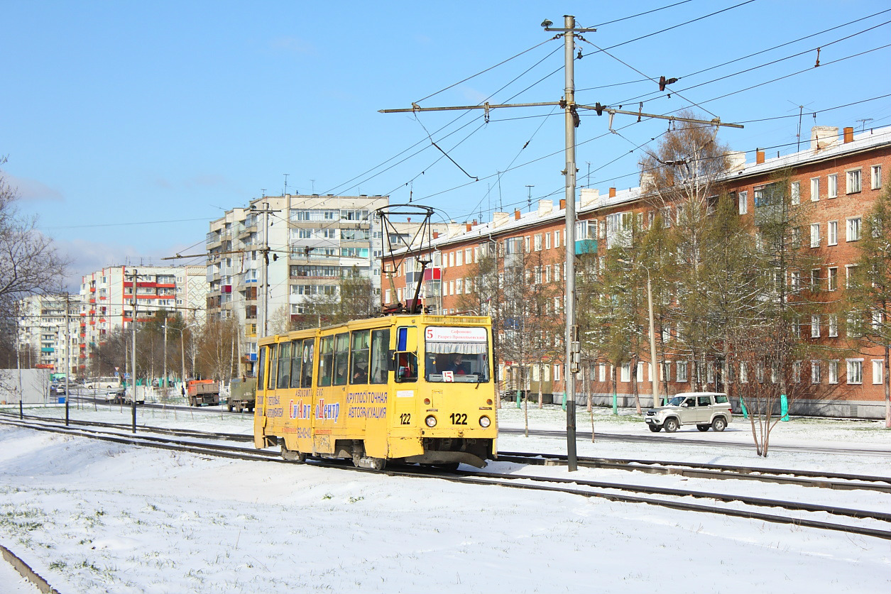 Прокопьевск, 71-605 (КТМ-5М3) № 122 Прокопьевск, 71-605 (КТМ-5М3) № 122