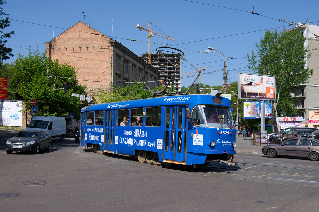 Киев, Tatra T3SU № 5829