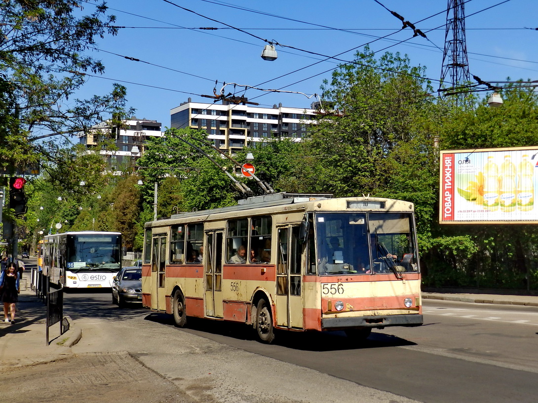 Львов, Škoda 14Tr89/6 № 556