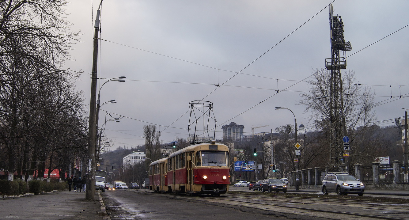 Киев, Tatra T3SU № 5858