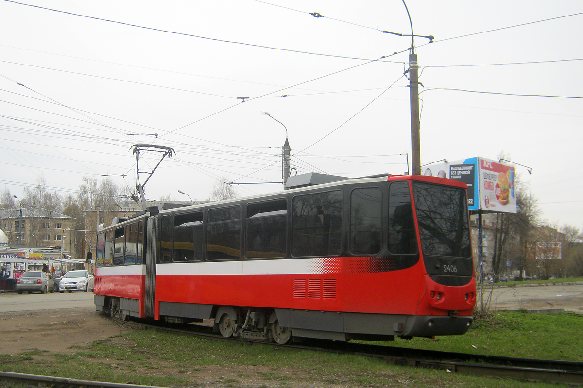 Ижевск, Tatra KT4DM № 2406
