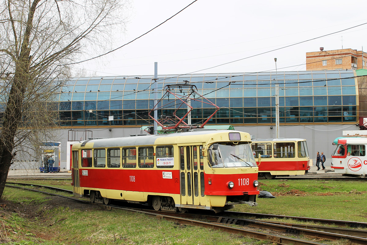 Ижевск, Tatra T3SU (двухдверная) № 1108