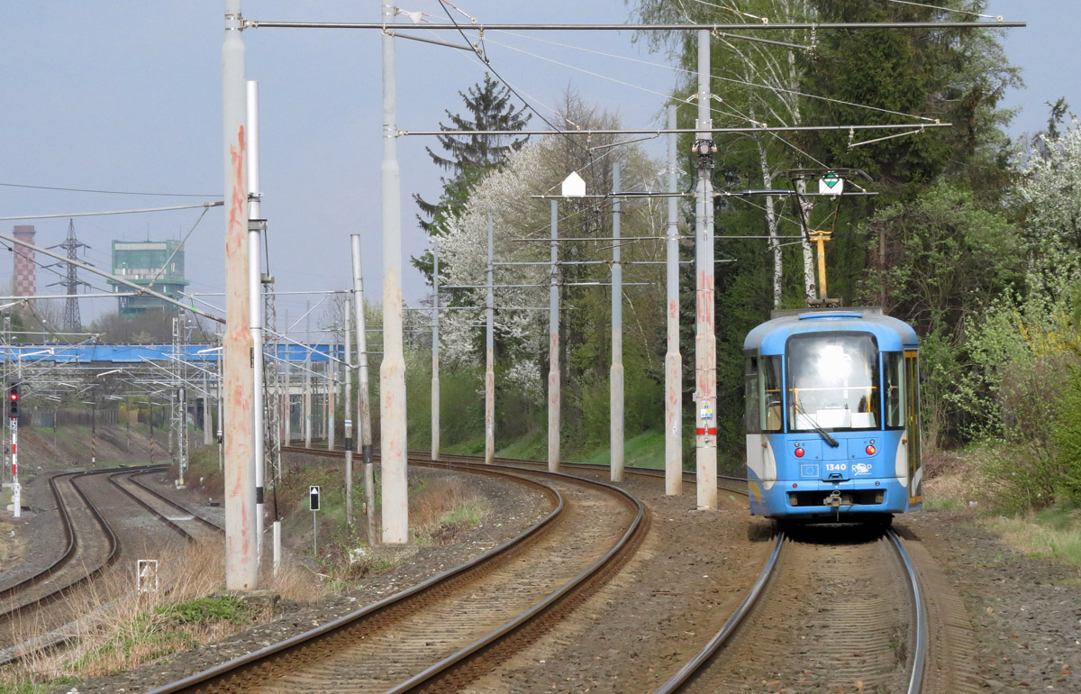 Острава, Vario LFR.E № 1340; Острава — Трамвайные линии и инфраструктура