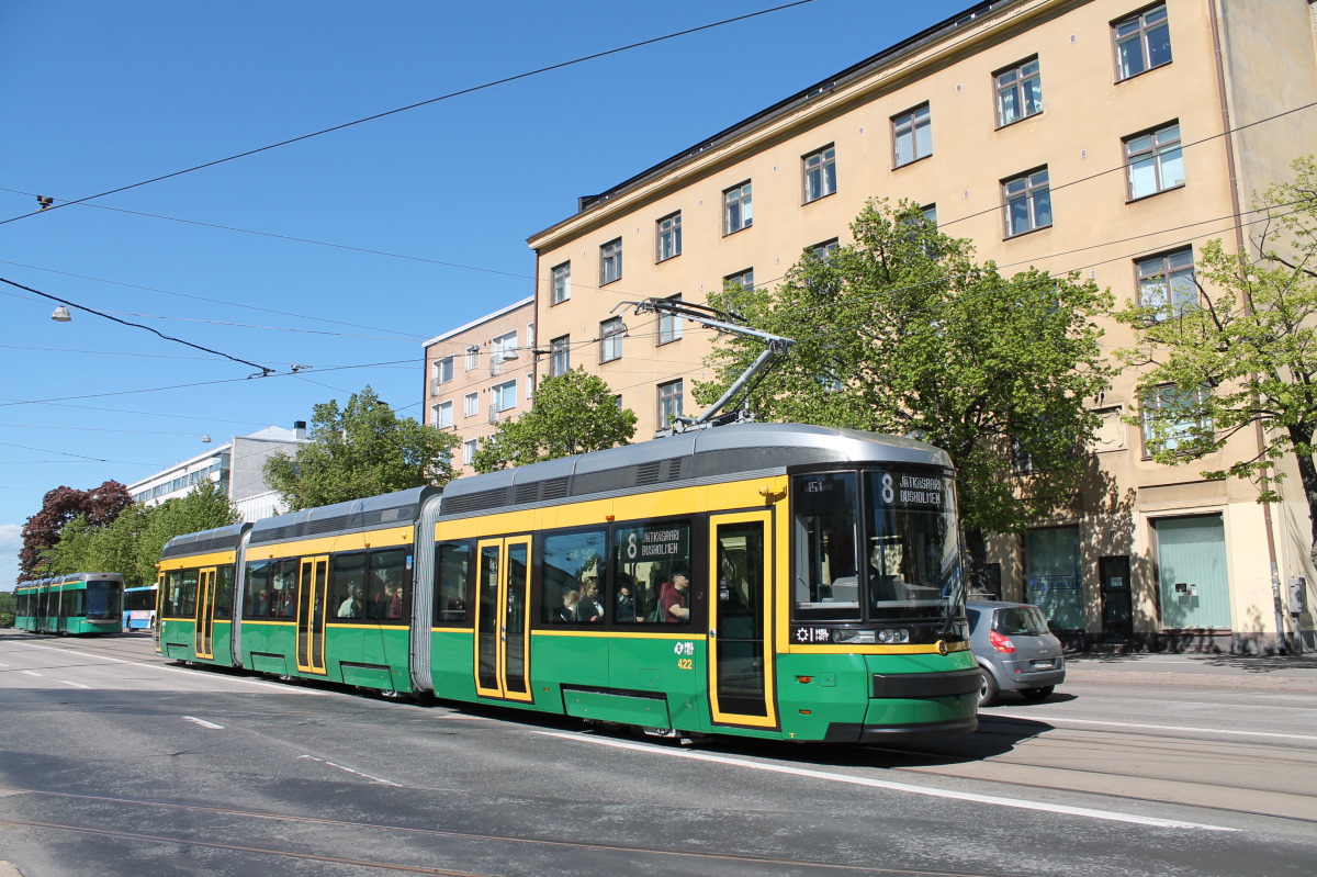 Хельсинки, Škoda ForCity Smart Artic MLNRV3 № 422