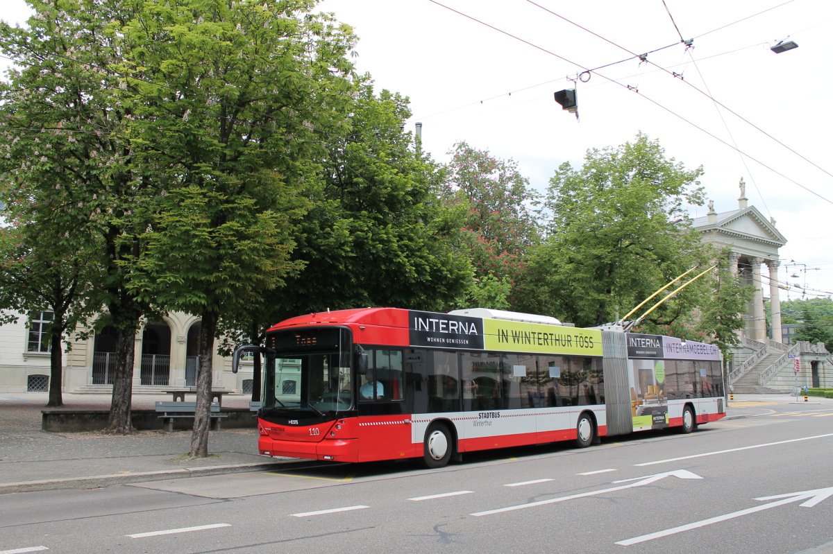 Винтертур, Hess SwissTrolley 3 (BGT-N1C) № 110