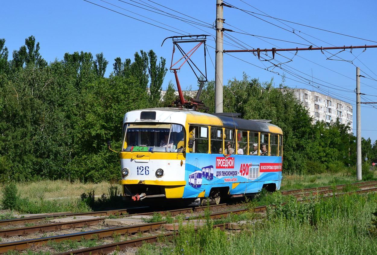 Волжский, Tatra T3SU № 126