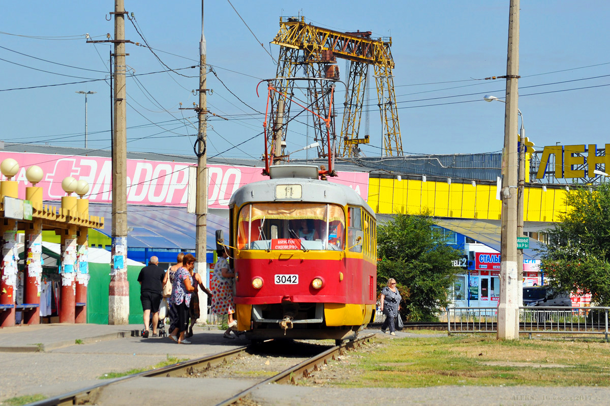 Волгоград, Tatra T3SU № 3042