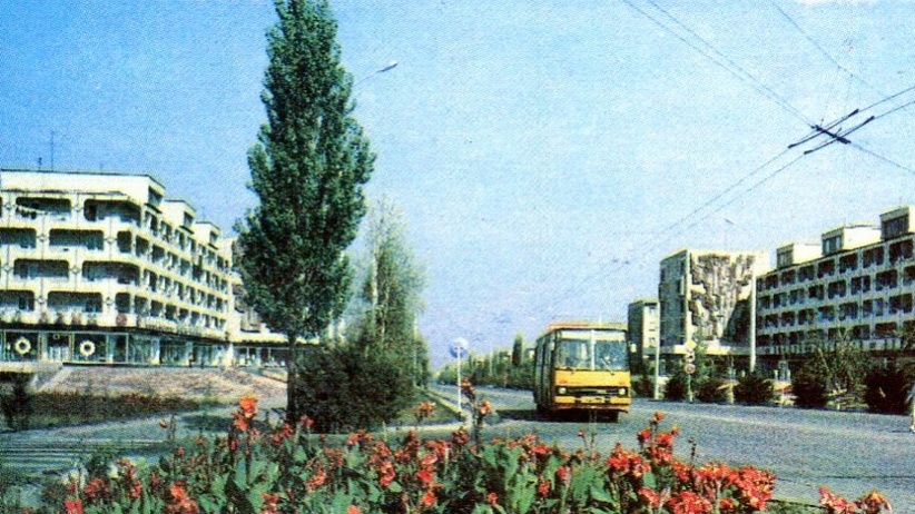Бишкек — Старые фотографии; Бишкек — Троллейбусные линии и кольца