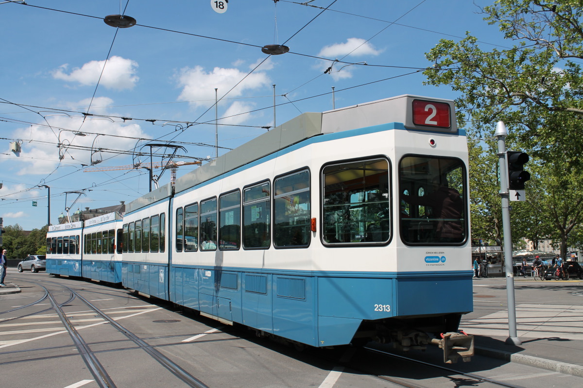 Цюрих, SWS/SWP/BBC Be 4/6 "Tram 2000 Blinde Kuh" № 2313