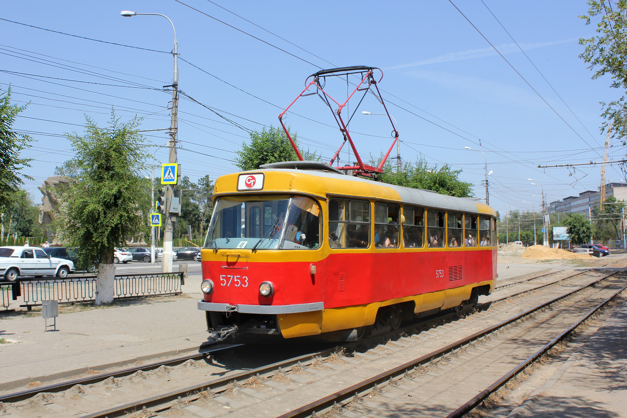 Волгоград, Tatra T3SU № 5753