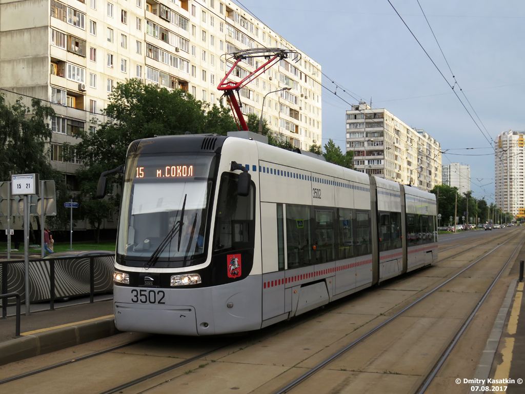Москва, 71-414 (Pesa Fokstrot) № 3502 Москва, 71-414 (Pesa Fokstrot) № 3502