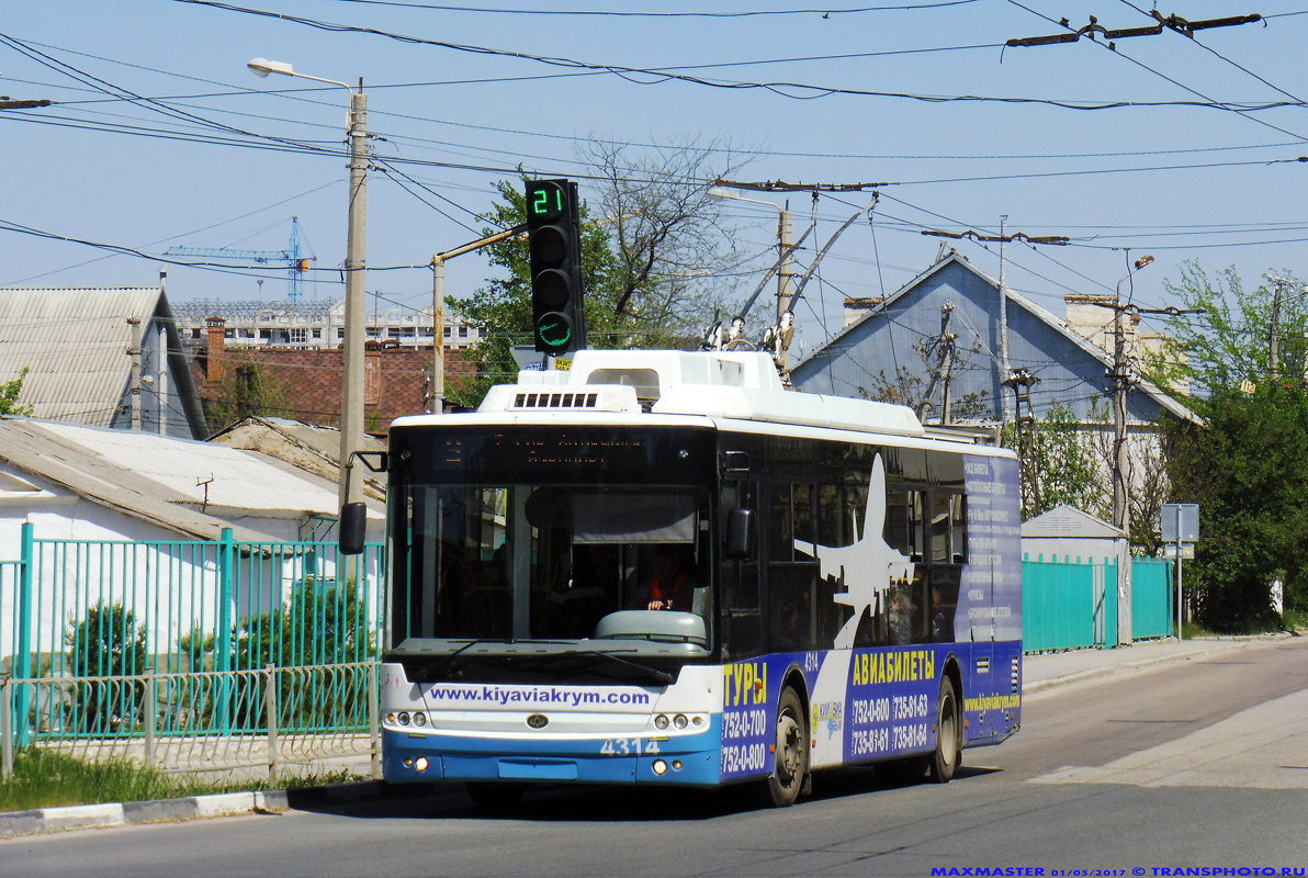 Крымский троллейбус, Богдан Т70110 № 4314