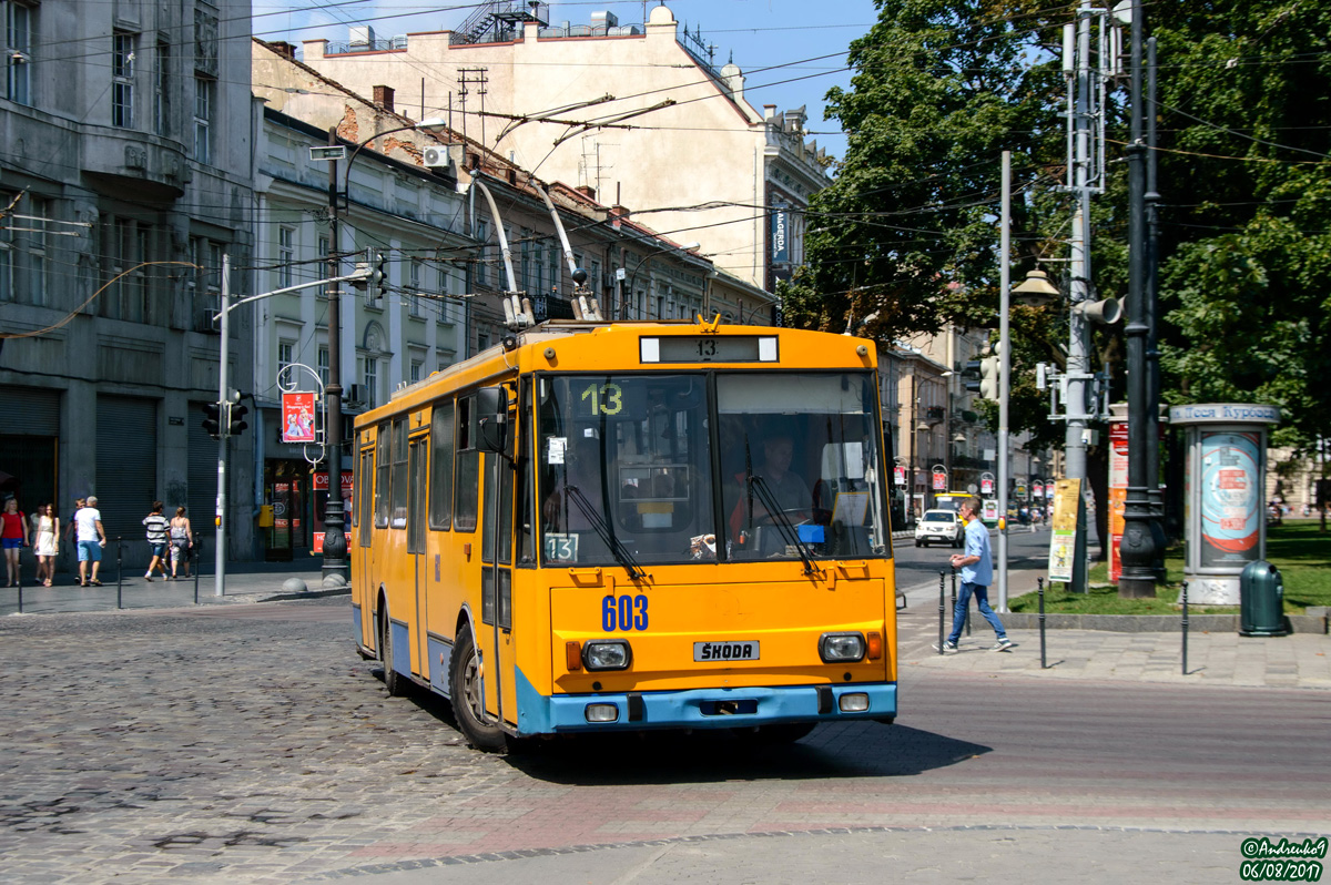 Львов, Škoda 14Tr11/6 № 603