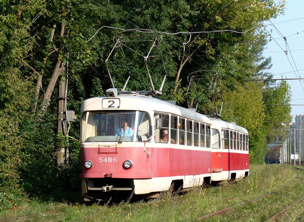 Киев, Tatra T3SU № 5486