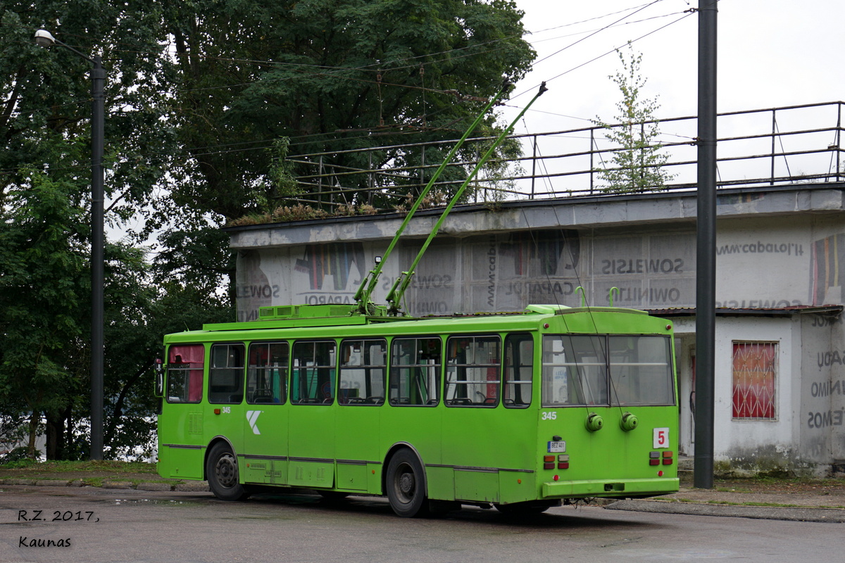 Каунас, Škoda 14Tr13/6 № 345