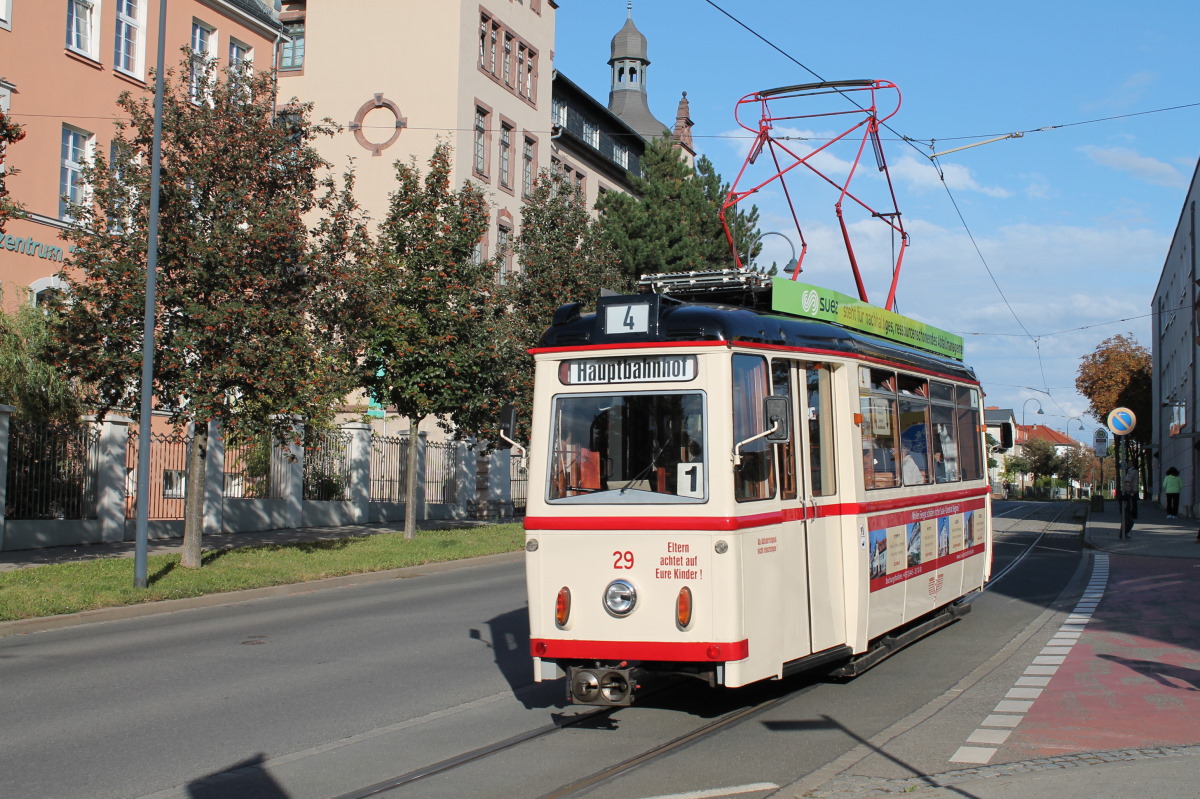 Наумбург, LOWA ET54 № 29; Наумбург — Юбилей: 125 лет Наумбургскому трамваю (16.09.2017)