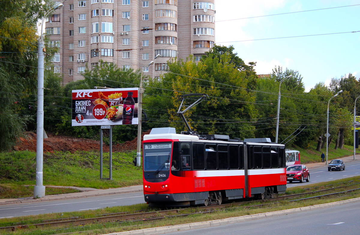Ижевск, Tatra KT4DM № 2406