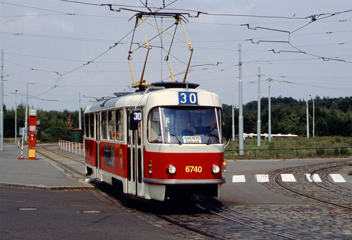 Прага, Tatra T3 № 6740