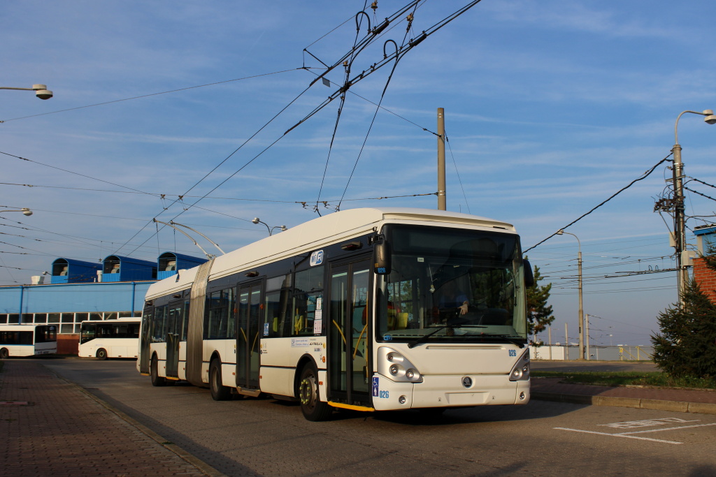 Хомутов, Škoda 25Tr Irisbus Citelis № 026; Хомутов — Фотопоездка «Троллейбусы на севере» (30.09.2017)
