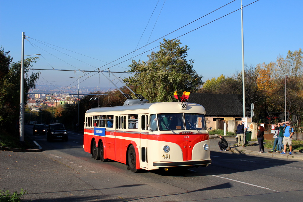 Прага, Tatra T400 III.B № 431; Прага — Торжественное открытие движения троллейбусов