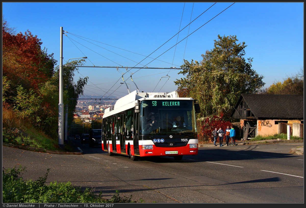 Прага, SOR TNB 12 № 9505; Прага — Торжественное открытие движения троллейбусов