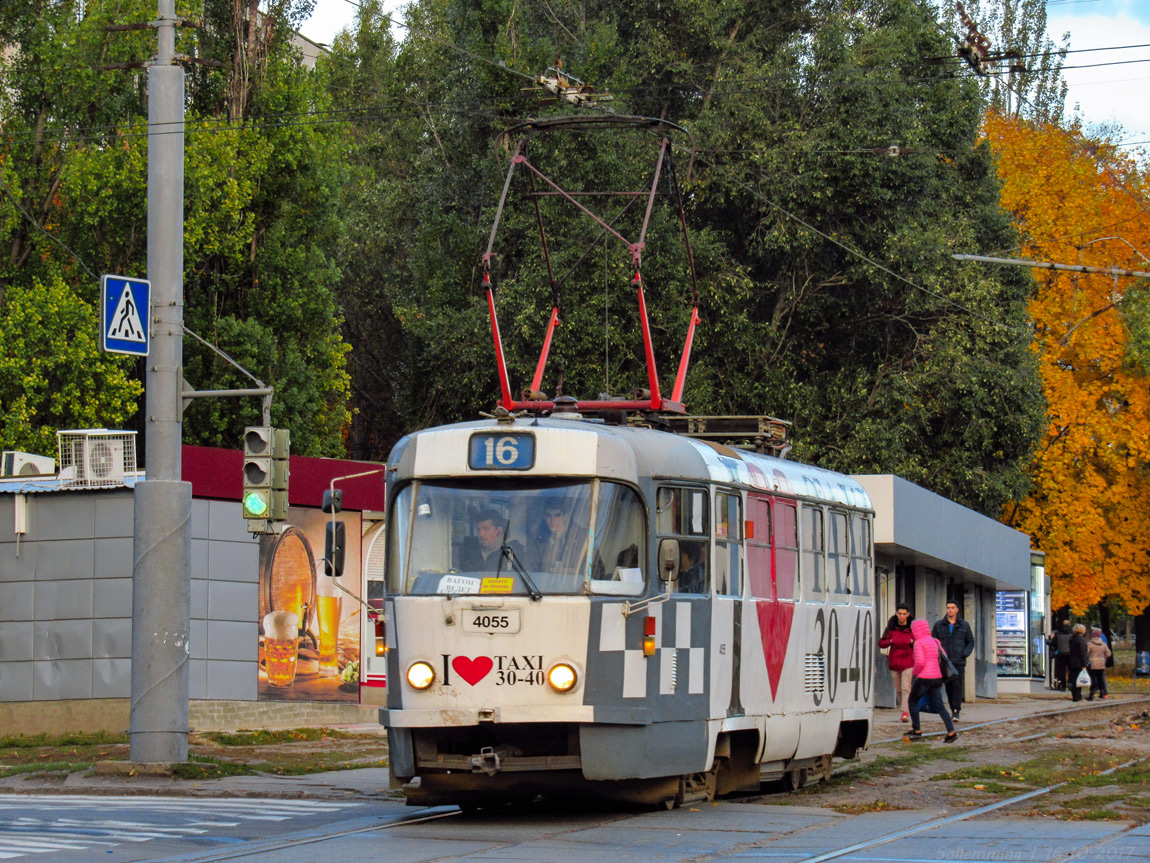 Харьков, Tatra T3A № 4055