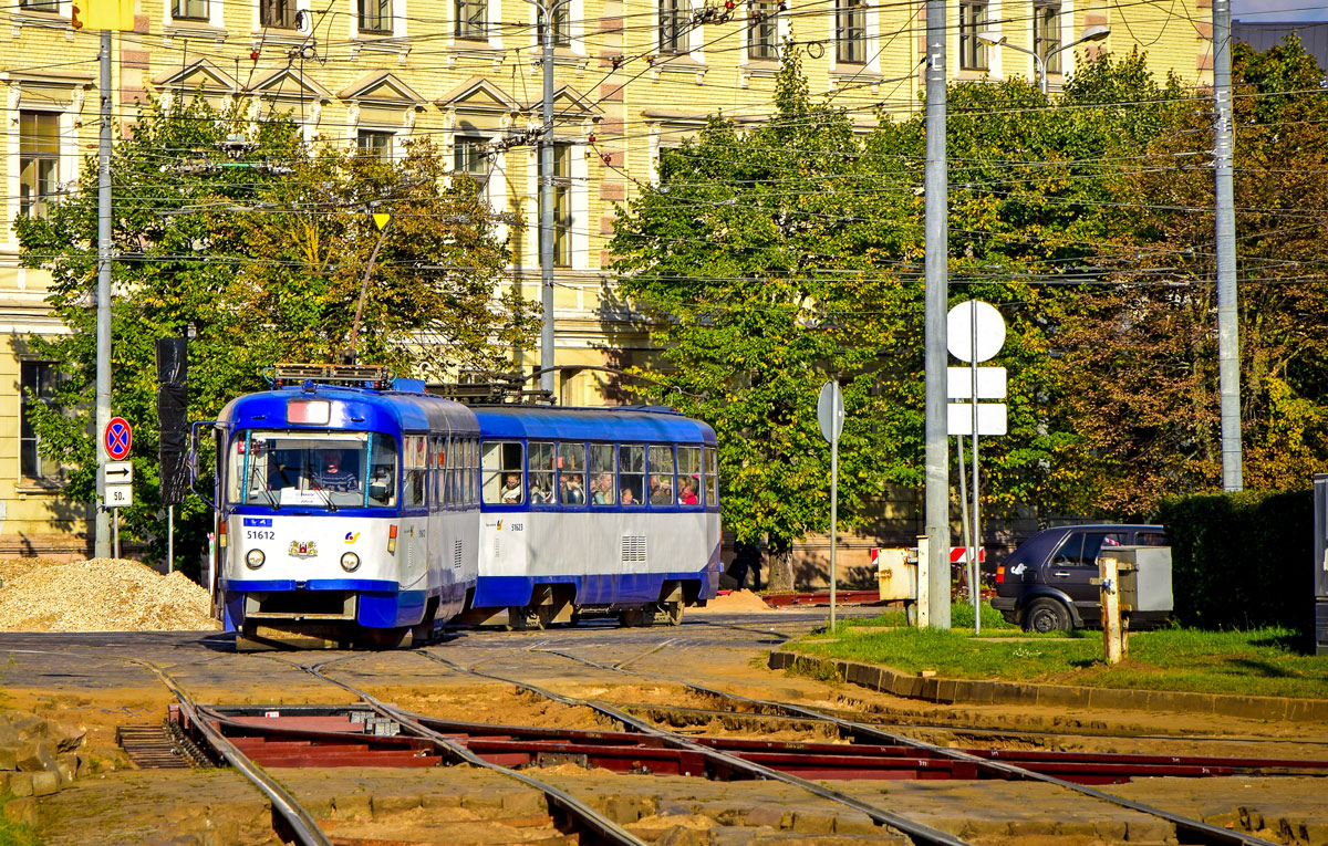 Рига, Tatra T3A № 51612; Рига — Трамвайные линии и инфраструктура