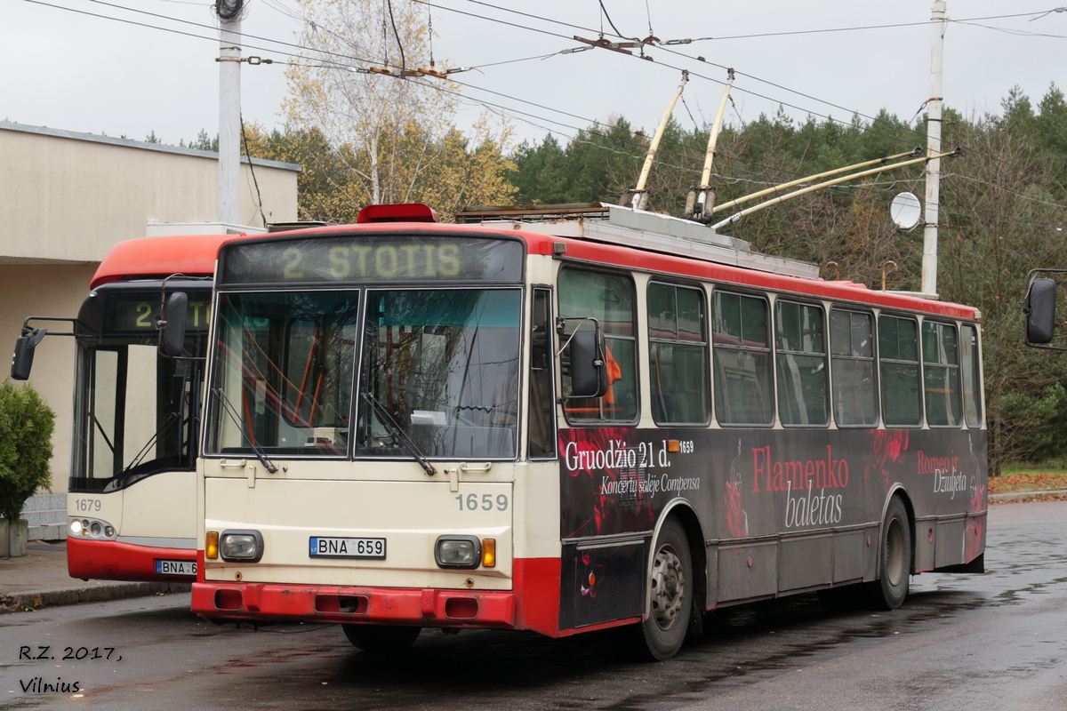 Вильнюс, Škoda 14Tr17/6M № 1659