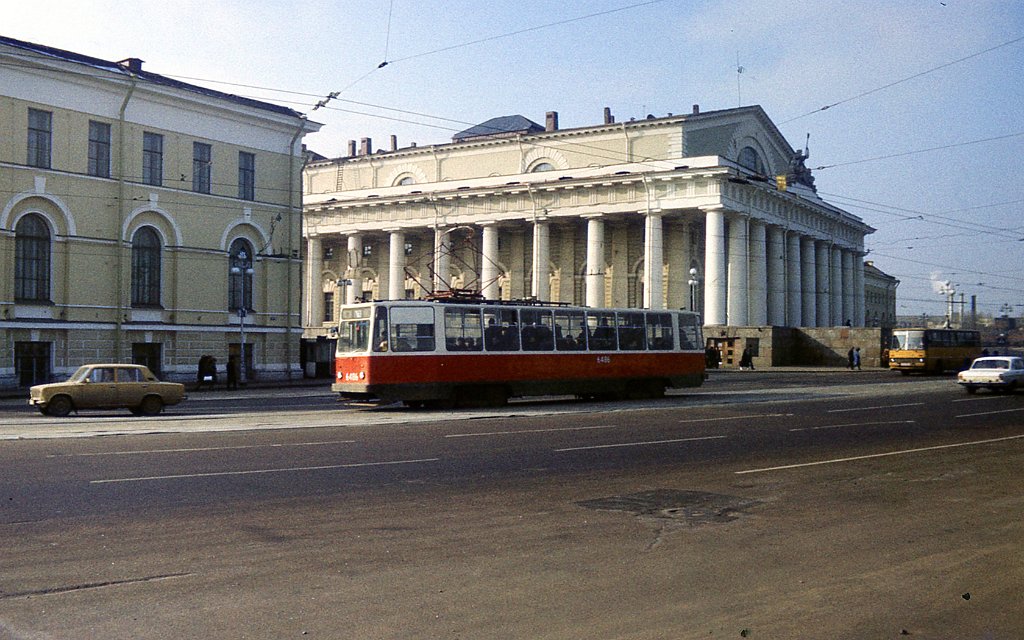 Санкт-Петербург, ЛМ-68М № 6486; Санкт-Петербург — Исторические фотографии трамвайных вагонов