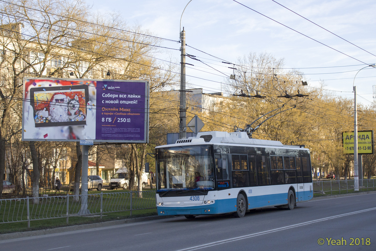 Крымский троллейбус, Богдан Т70110 № 4308