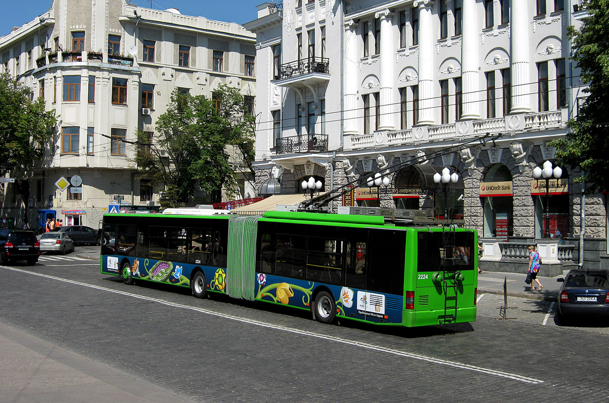 Харьков, ЛАЗ E301D1 № 2224 Харьков, ЛАЗ E301D1 № 2224