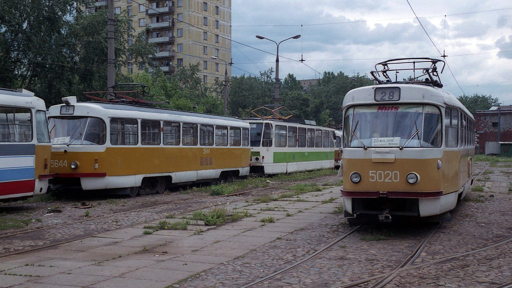 Москва, Tatra T3SU № 5644; Москва, Tatra T3SU № 5020