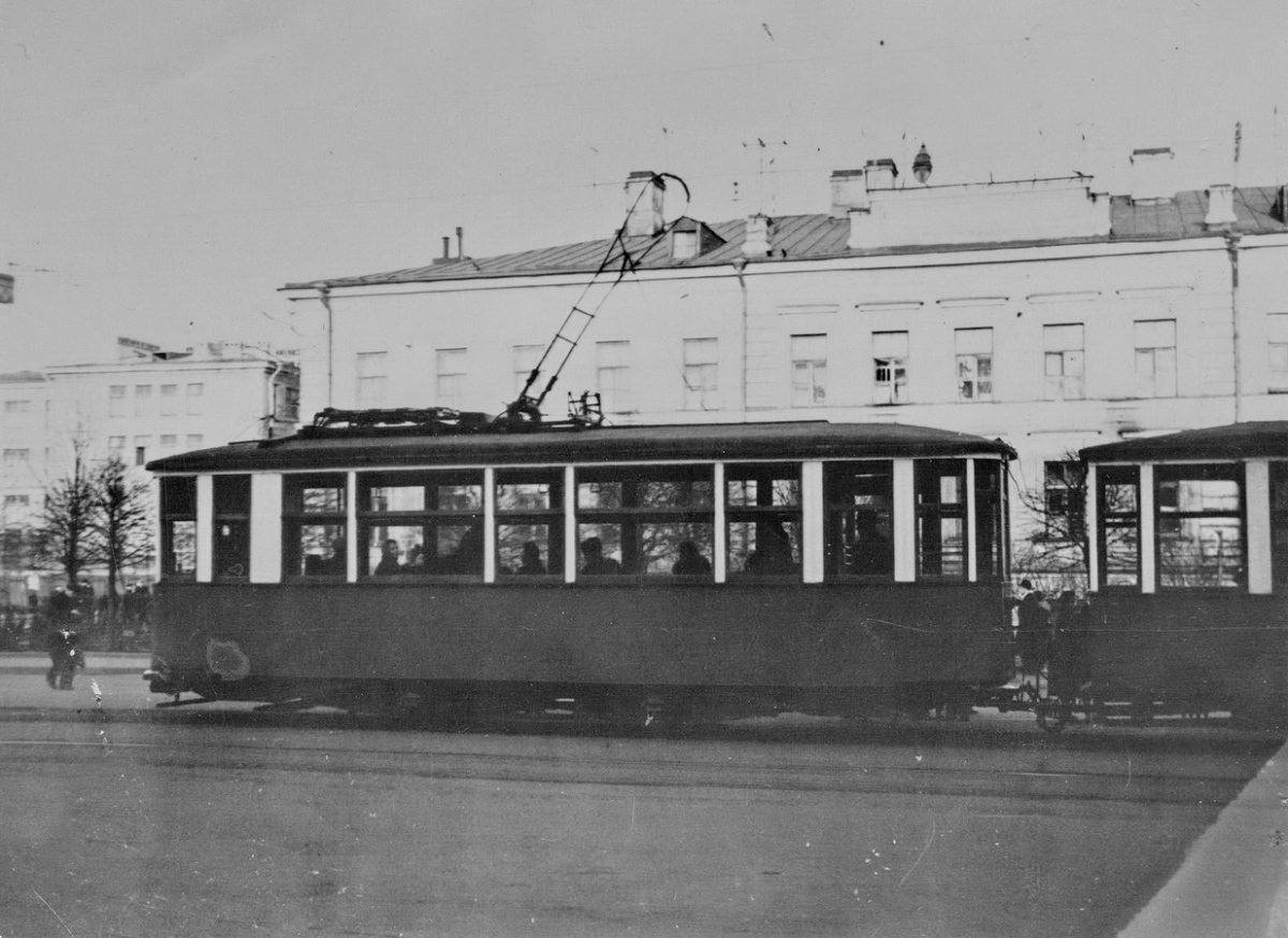 Санкт-Петербург — Исторические фотографии трамвайных вагонов