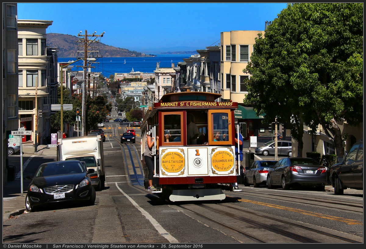 Сан-Франциско, область залива, Muni cable car № 1