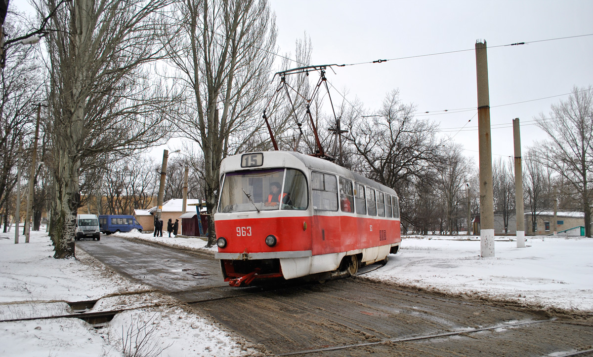 Донецк, Tatra T3SU № 963 (3963)