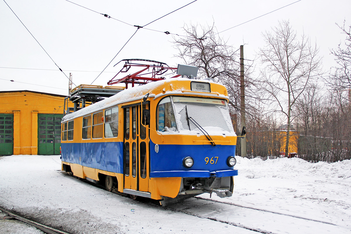 Екатеринбург, Tatra T3SU (двухдверная) № 967
